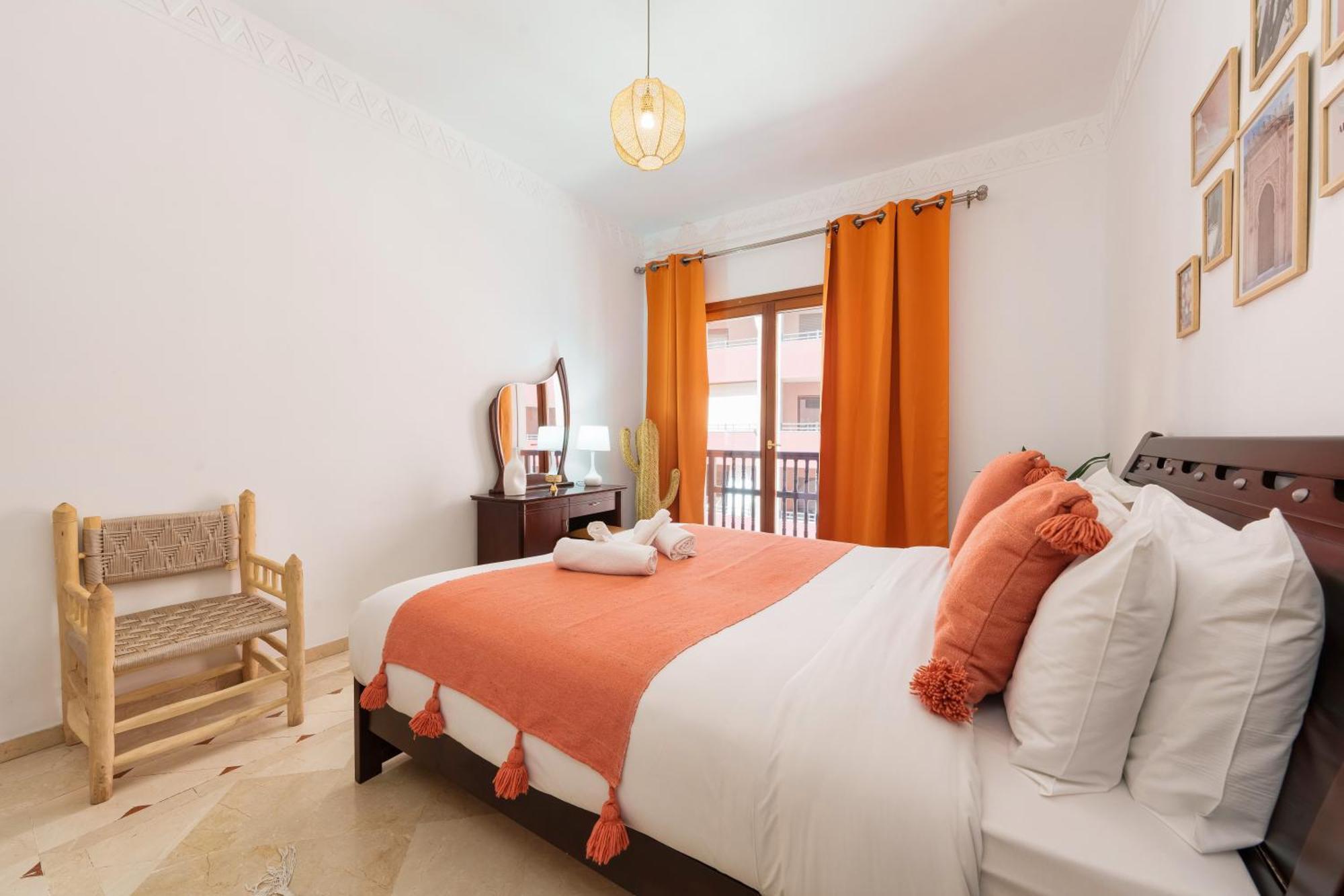 Appartement Chic Gueliz Plaza Avec Vue Marraquexe Exterior foto